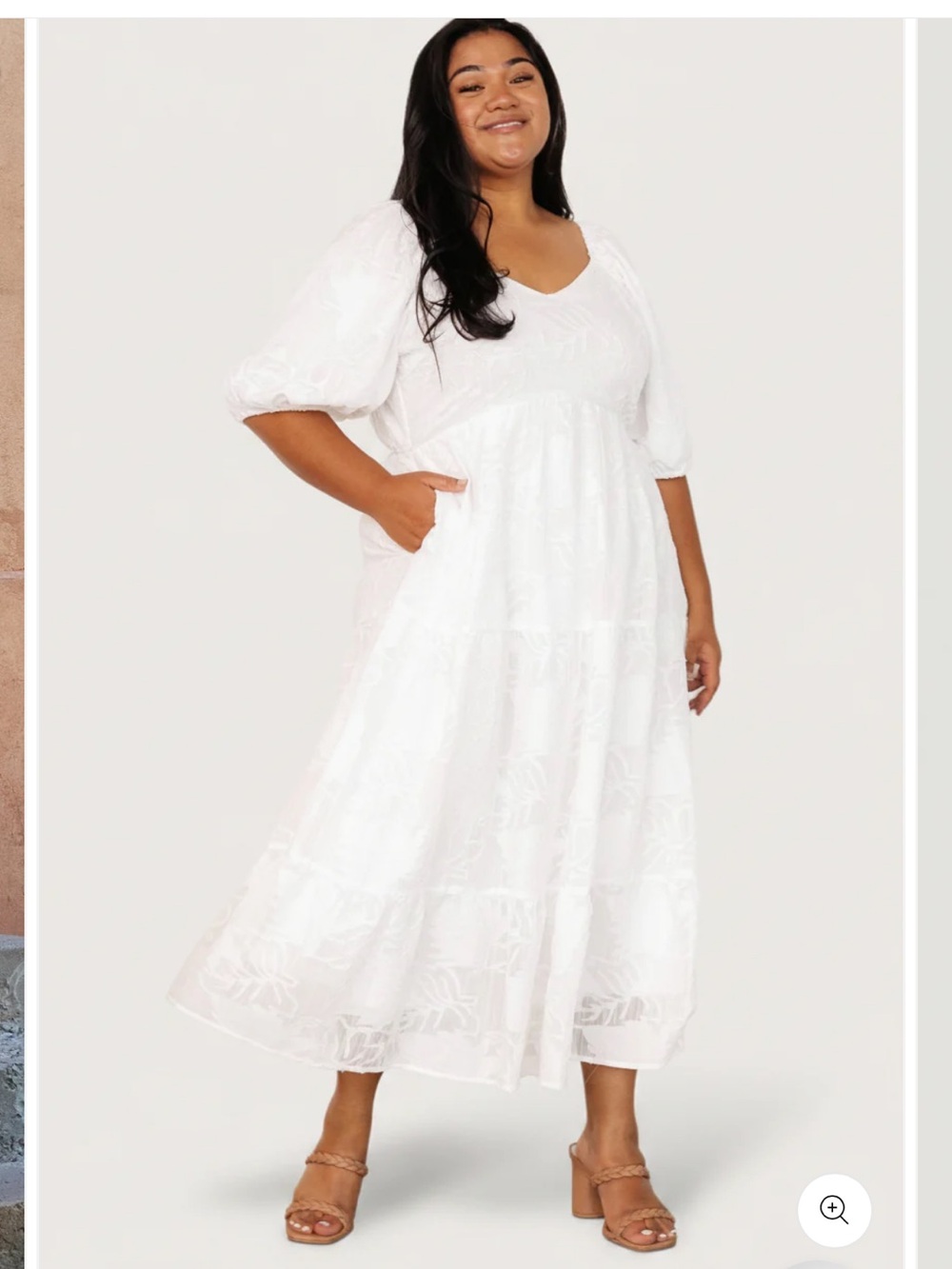 Baltic Born Hayward Dress XL IN WHITE